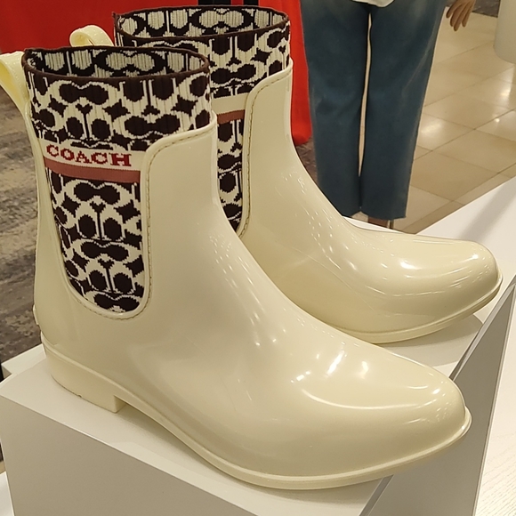 Coach Shoes - New! Coach Rivington Rubber Boots